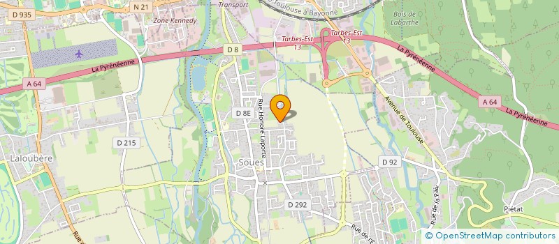 localisation de l'entreprise PLG THANATO  SOUES