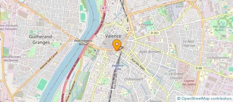 localisation de l'entreprise PLGE26 à VALENCE