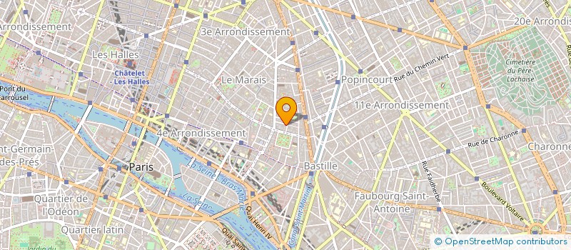 localisation de l'entreprise PLH  PARIS