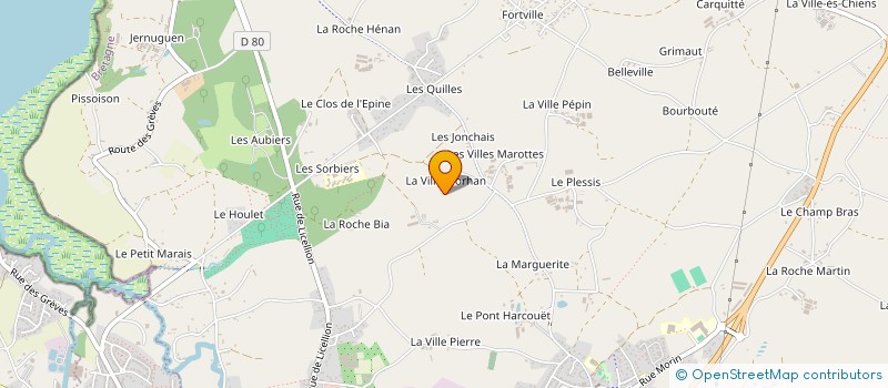 localisation de l'entreprise PLH à QUESSOY