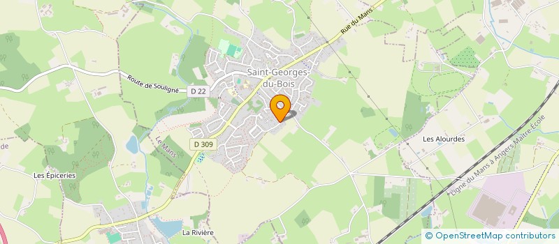 localisation de l'entreprise PLH INVESTISSEMENTS à SAINT-GEORGES-DU-BOIS