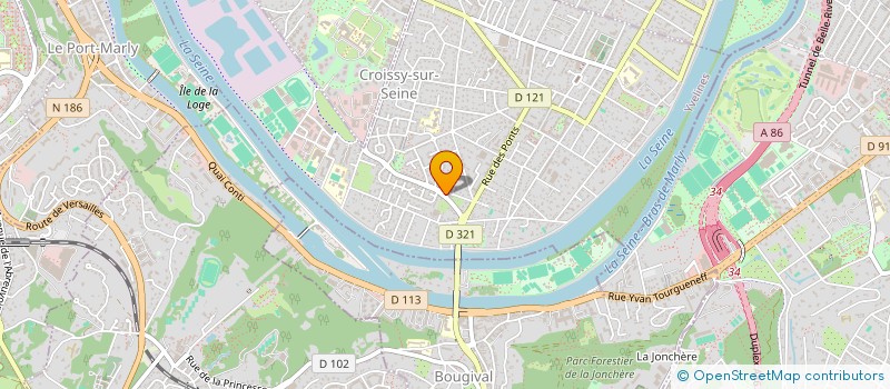 localisation de l'entreprise PLI CONSULTING  CROISSY-SUR-SEINE