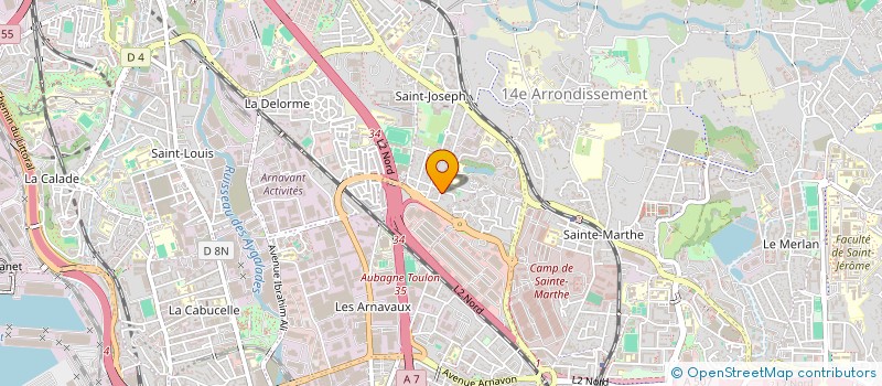 localisation de l'entreprise PLI EXPRESS à MARSEILLE