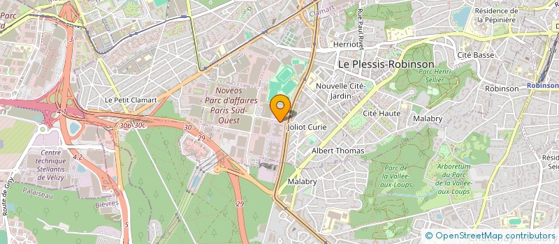 localisation de l'entreprise PLI LASER SERVICE PLS  LE PLESSIS-ROBINSON