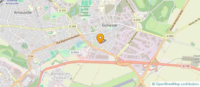 localisation de l'entreprise PLIAGE FRANCE  GONESSE