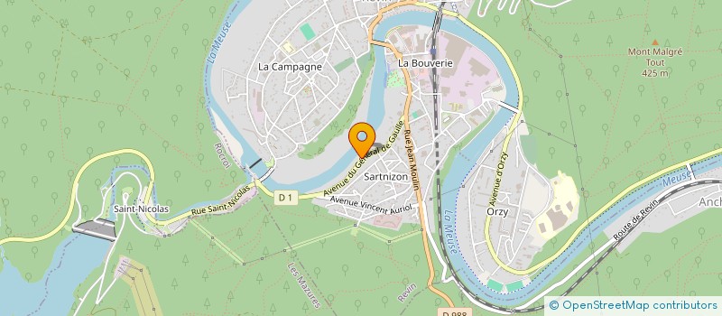 localisation de l'entreprise PLIAGE LTL à REVIN