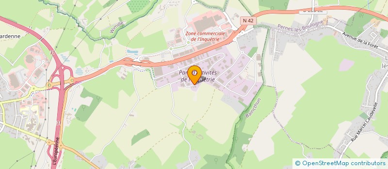 localisation de l'entreprise PLIAGE MODERNE DU NORD à SAINT-MARTIN-BOULOGNE