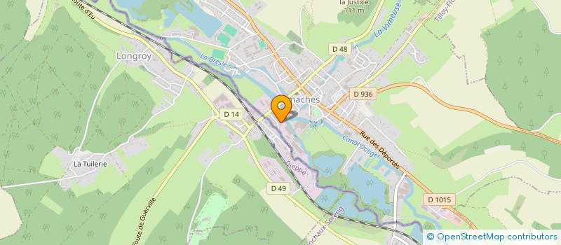 localisation de l'entreprise PLIAGES DE LA VALLEE à GAMACHES