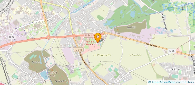 localisation de l'entreprise PLIAGES DES HAUTS DE FRANCE  BEUVRY