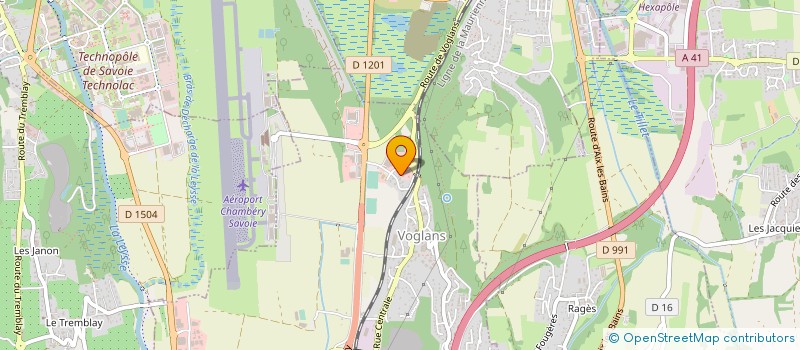 localisation de l'entreprise PLIAGES PAYS DE SAVOIE  SAINT-BALDOPH