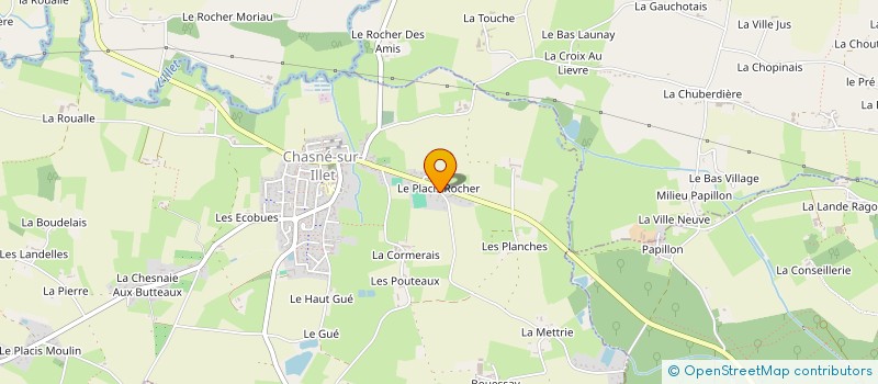 localisation de l'entreprise PLIC 35  CHASNE-SUR-ILLET