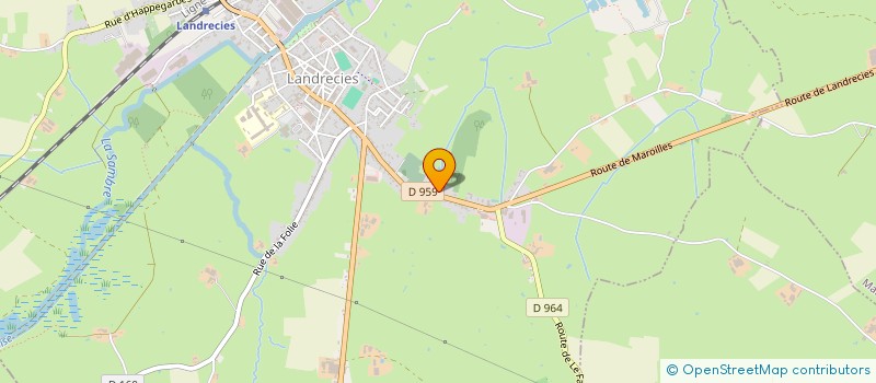 localisation de l'entreprise PLICHON  LANDRECIES