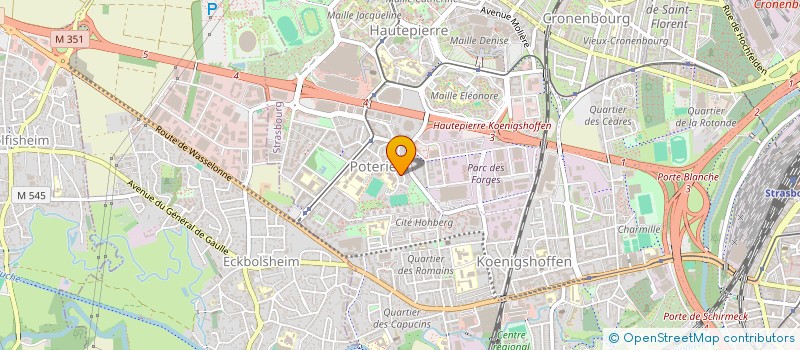 localisation de l'entreprise PLICOS à STRASBOURG