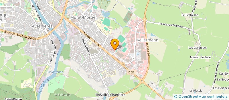 localisation de l'entreprise PLIE DEVELOPPEMENT à LAVAL