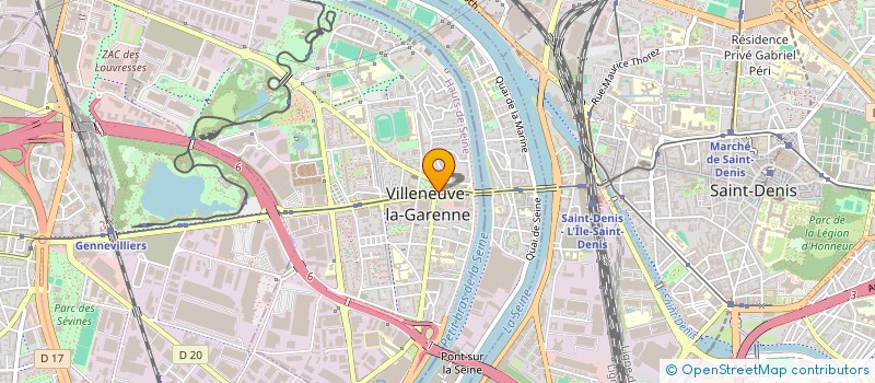 localisation de l'entreprise PLIE INTERCOM ASNIERES-SEINE VILLENEUVE à VILLENEUVE-LA-GARENNE