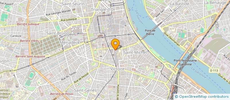 localisation de l'entreprise PLIGERS HOLDING  BORDEAUX