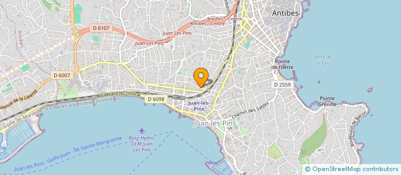 localisation de l'entreprise PLIGEST à ANTIBES