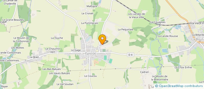 localisation de l'entreprise PLIHON - HORVAIS  EPINIAC