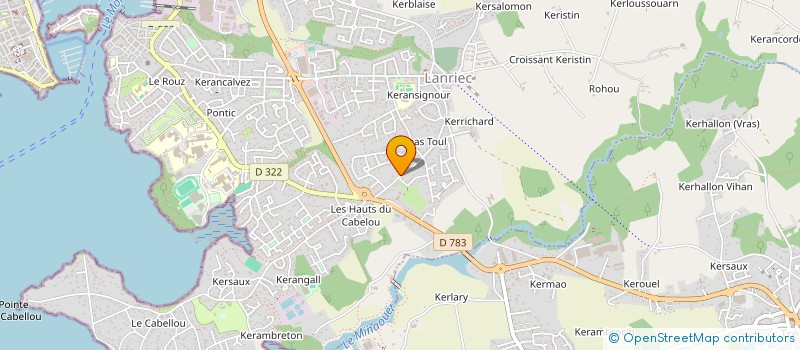 localisation de l'entreprise PLIJADUR  CONCARNEAU