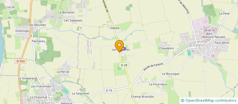 localisation de l'entreprise PLIKAP  CHALEINS