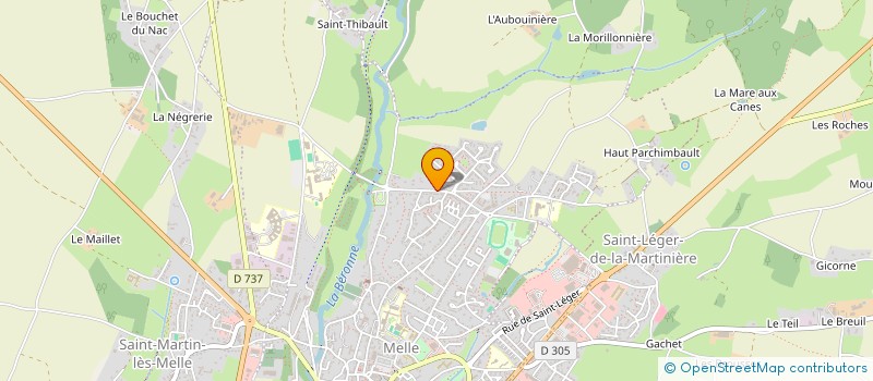 localisation de l'entreprise PLIM  MELLE