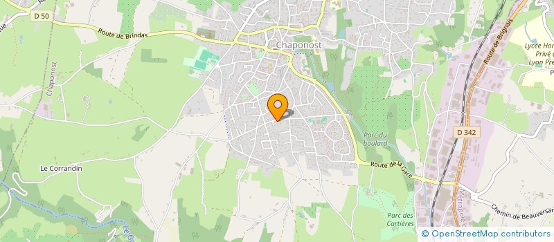 localisation de l'entreprise PLIM CIE  CHAPONOST