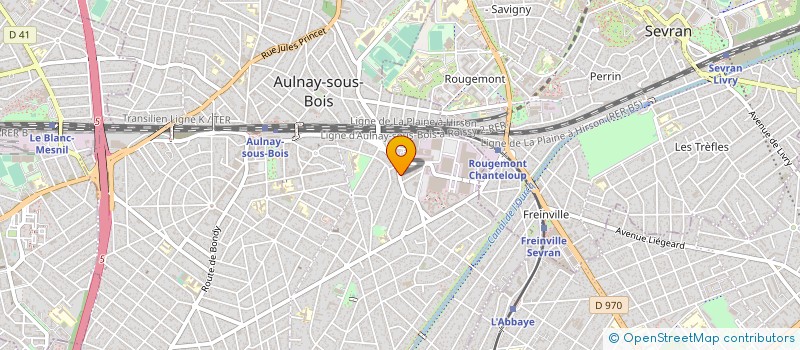 localisation de l'entreprise PLIMMO INVEST AGENCY à AULNAY-SOUS-BOIS