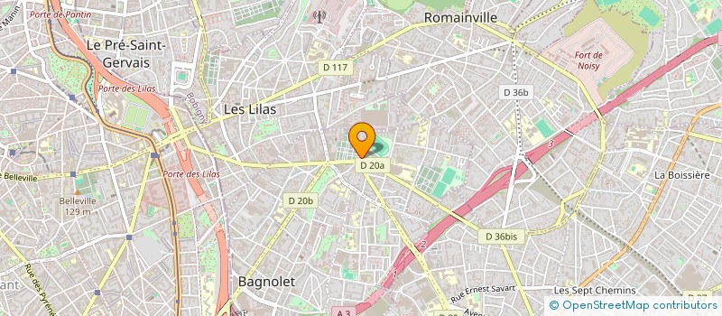 localisation de l'entreprise PLIMOB à BAGNOLET