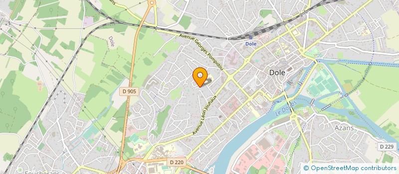 localisation de l'entreprise PLINE à DOLE