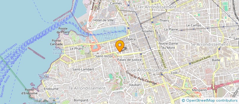 localisation de l'entreprise PLINE à MARSEILLE