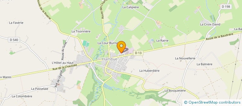 localisation de l'entreprise PLINTHECO à HAMBYE