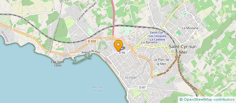 localisation de l'entreprise PLIP à SAINT-CYR-SUR-MER