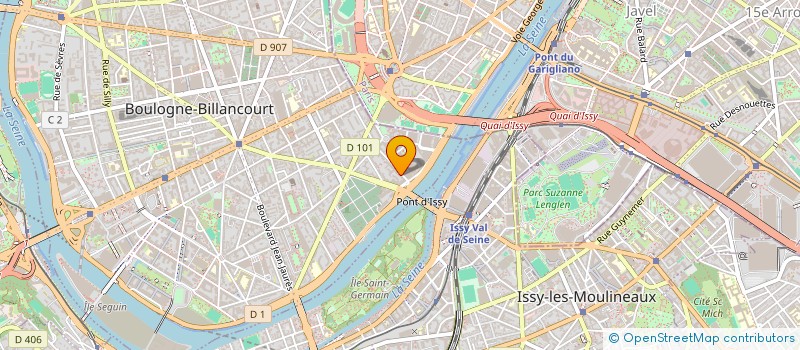 localisation de l'entreprise PLISSON à BOULOGNE-BILLANCOURT