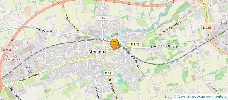 localisation de l'entreprise PLISSON JOHEIR à MONTEUX