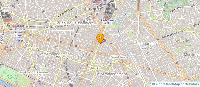 localisation de l'entreprise PLISSOTEX à PARIS