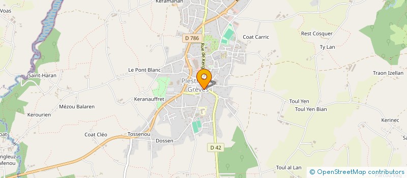 localisation de l'entreprise PLISTIN CIRCUS  PLESTIN-LES-GREVES