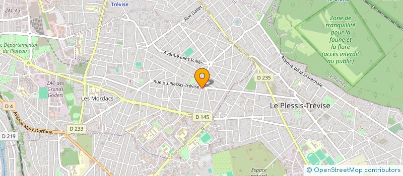 localisation de l'entreprise PLITAL BATIMENT à CHAMPIGNY-SUR-MARNE