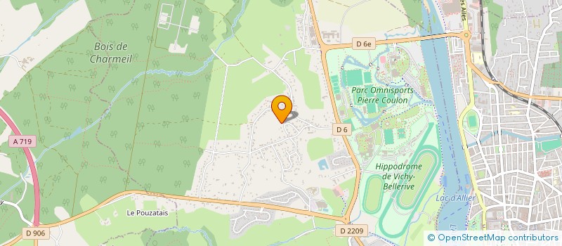 localisation de l'entreprise PLIV  BELLERIVE SUR ALLIER