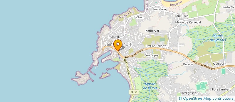 localisation de l'entreprise PLJ  PENMARCH