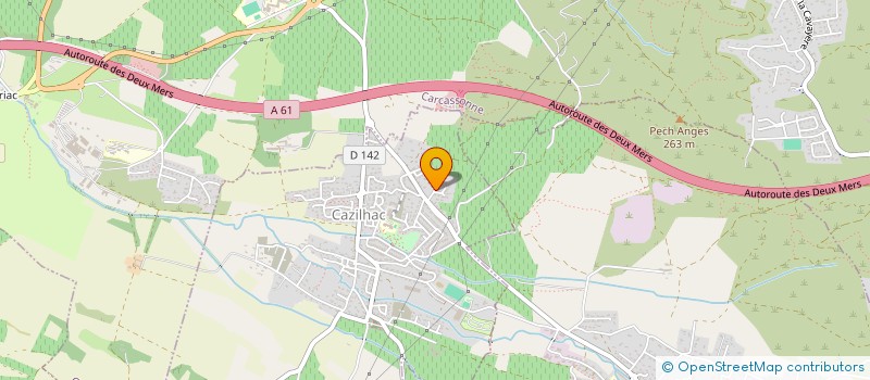 localisation de l'entreprise PLJ  CAZILHAC