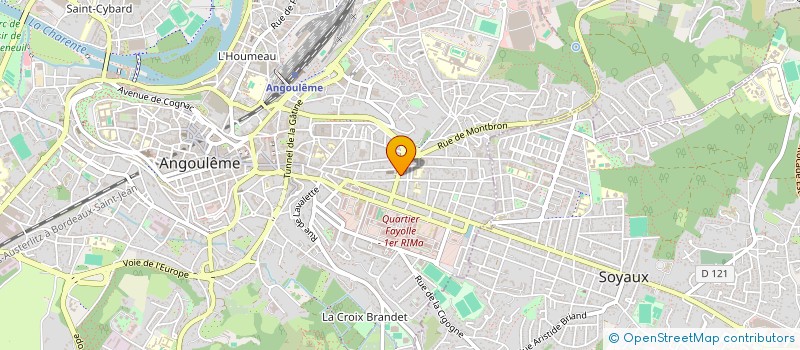 localisation de l'entreprise PLJ  ANGOULEME