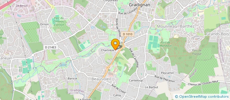 localisation de l'entreprise PLJ AVENIR  GRADIGNAN