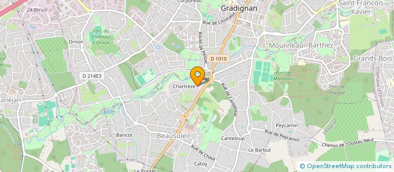 localisation de l'entreprise PLJ VICTORIA  GRADIGNAN