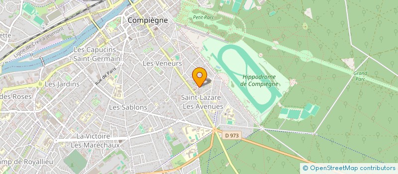 localisation de l'entreprise PLJM ETC...  COMPIEGNE