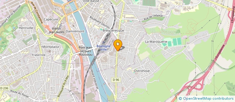 localisation de l'entreprise PLJV  BOULOGNE-SUR-MER