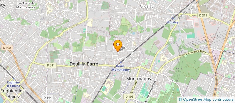 localisation de l'entreprise PLK  DEUIL-LA-BARRE