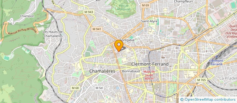 localisation de l'entreprise PLK  CLERMONT-FERRAND