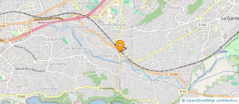 localisation de l'entreprise PLK BATIMENT  TOULON