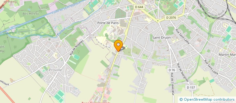 localisation de l'entreprise PLK OFFICE à CAMBRAI