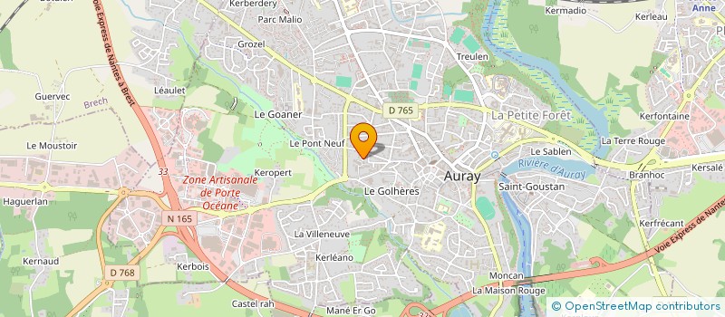 localisation de l'entreprise PLK PATRIMOINE à AURAY